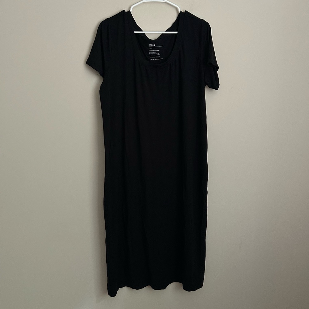 Storq Black Short Sleeve Dress Size 5/XL